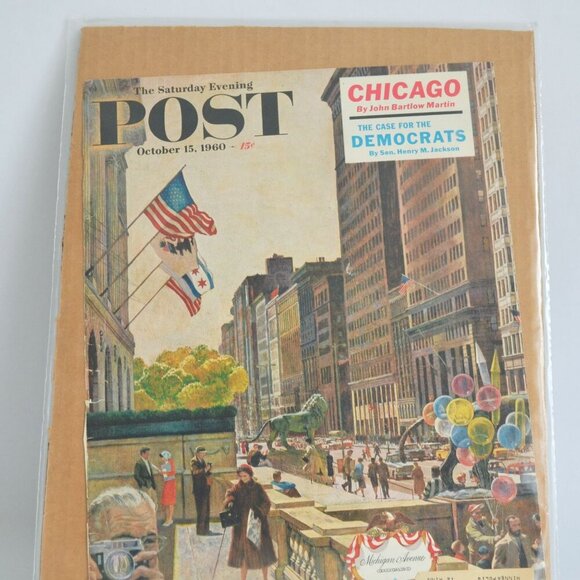 The Saturday Evening Post Magazine COVER October 15 1960 - Picture 2 of 3